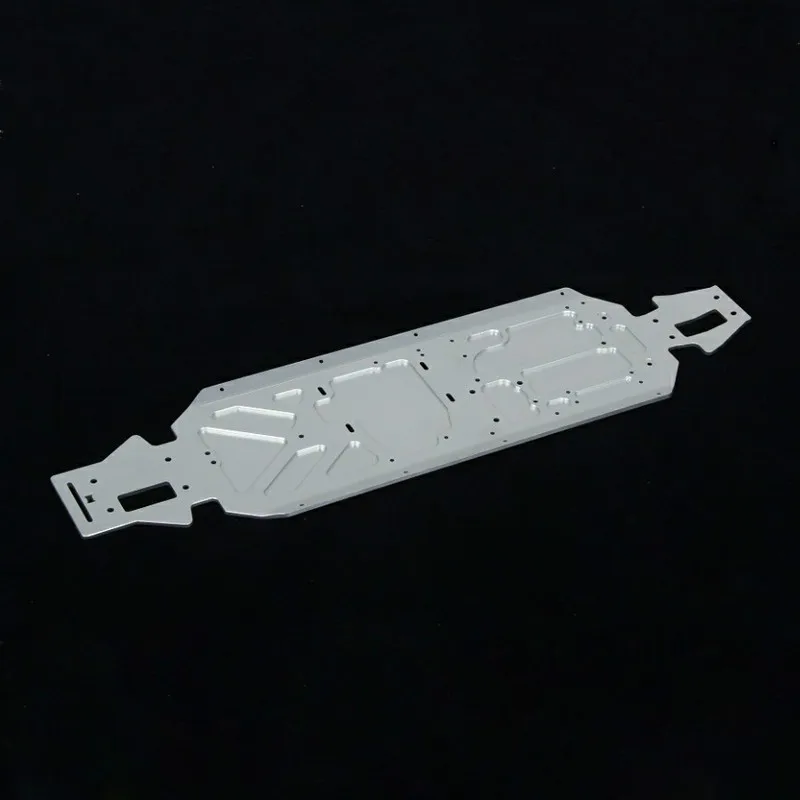 CNC 5mm Alloy Bottom Chassis for 1/5 Losi 5ive T Rovan LT King Motor X2