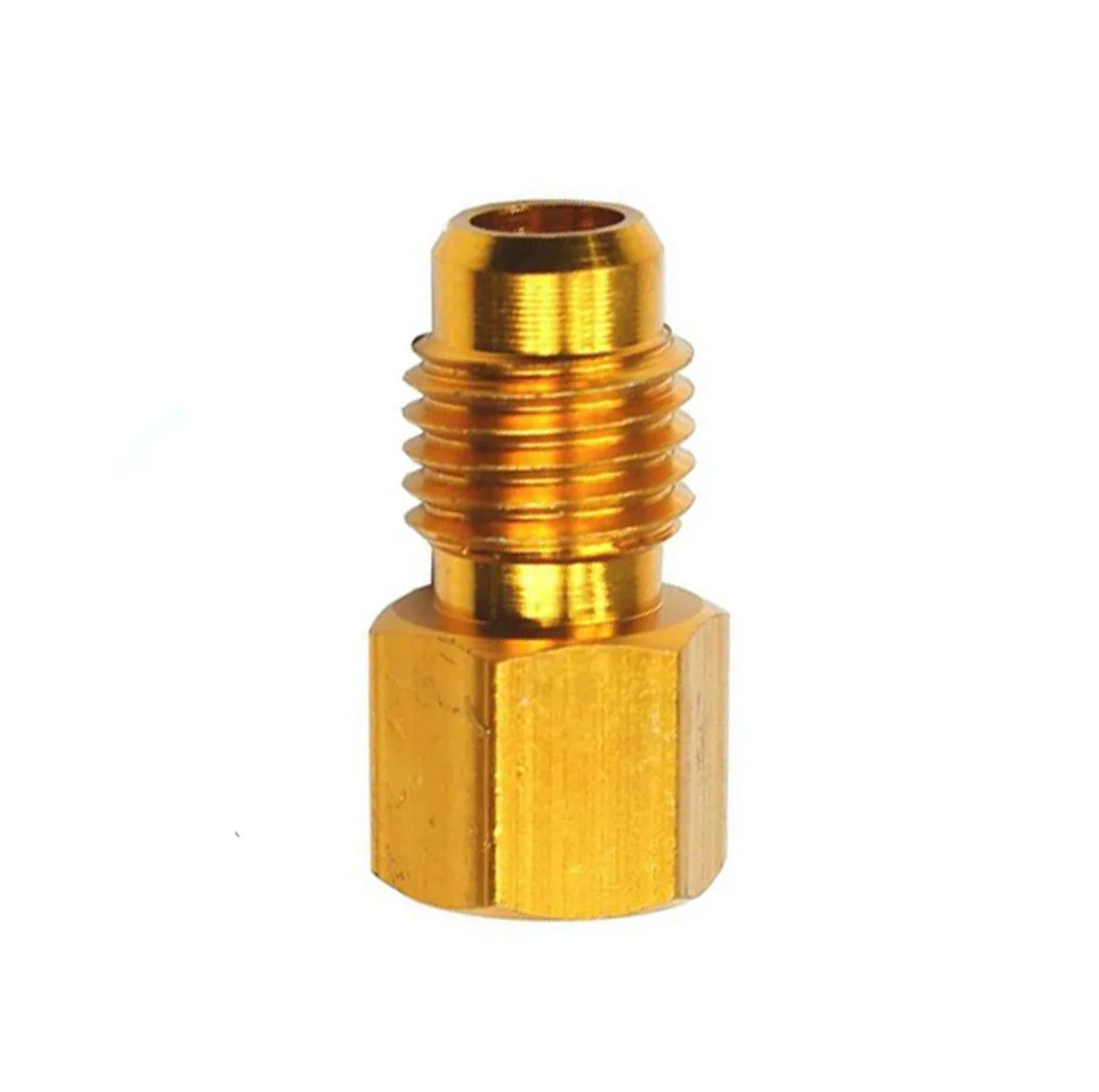 Brass R134A R12 Car Conditioner Adapter Quick Coupling 1/2" ACME Male 1/4" SAE air conditioning adapter,car ac control valve,ac compressor adapter,automobile air conditioner panel