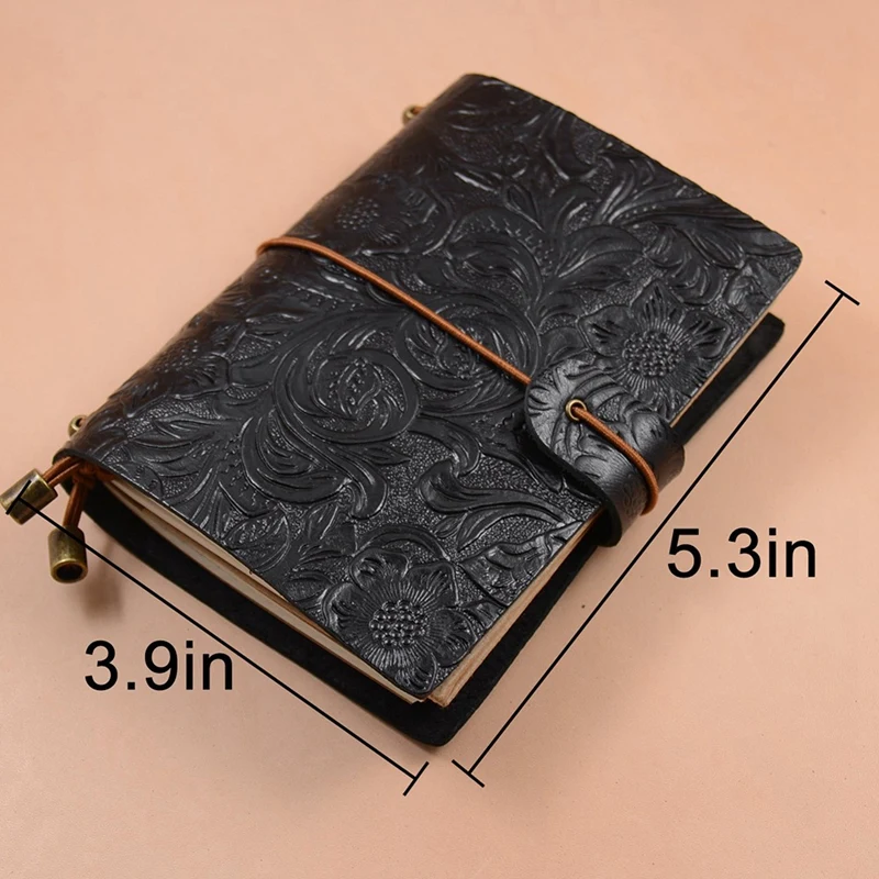 Классический блокнот из натуральной кожи для ежедневник или Ежедневник с 3 блокноты для записей