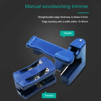 

Edge Banding Machine Double Edge Machine Tool Double Edge Trimmer Wood Manual Tail Trimming Woodworking Carpenter Hardware Tools