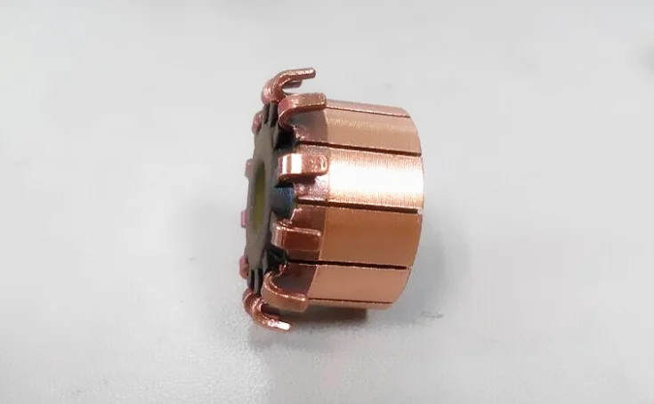 8x23x16mm 12p copper micro motor commutator commutator TP1201B mini gear motor gear motor