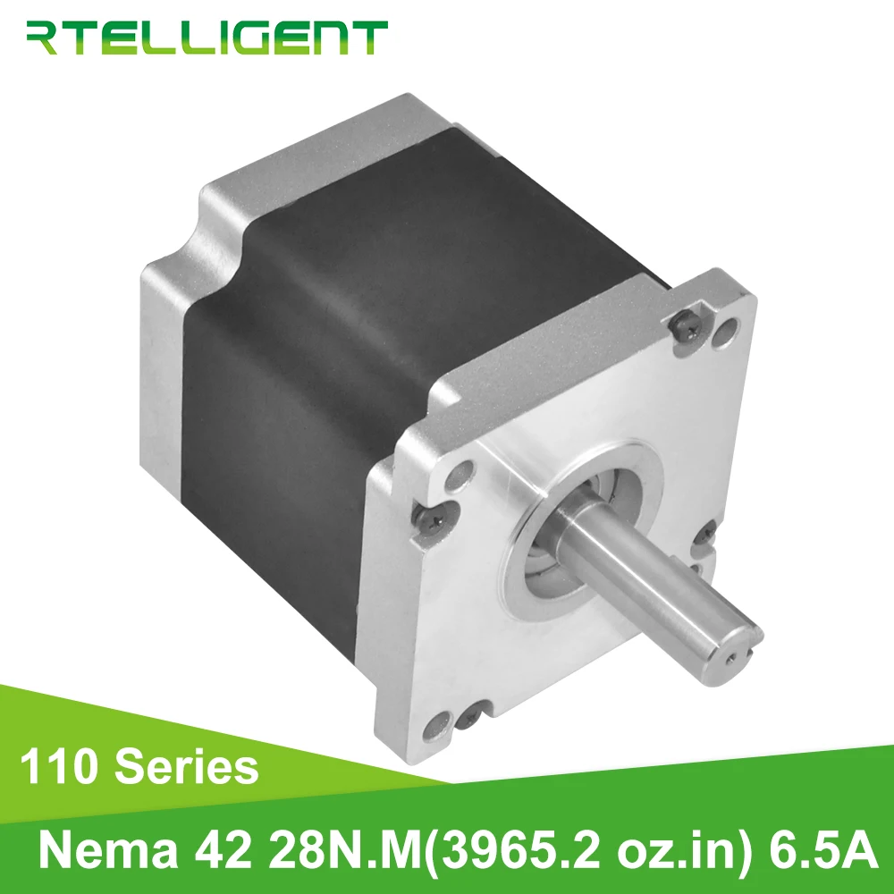 RtelligentNema42HighTorque28NMStepperMotor110A2818Deg19mm