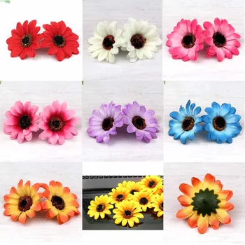 

Lulang 20pcs Artificial Silk Assorted Sunflower Heads 3 Inch Fabric Floral Sunflower Head Bulk for Home Decoration Wedding Decor