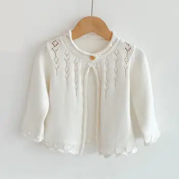 

Baby Girl Sweaters Cardigan Toddler Cotton Knitted Cardigan Sweater Coat Newborn Girls Casual Clothes For 0-24 Months