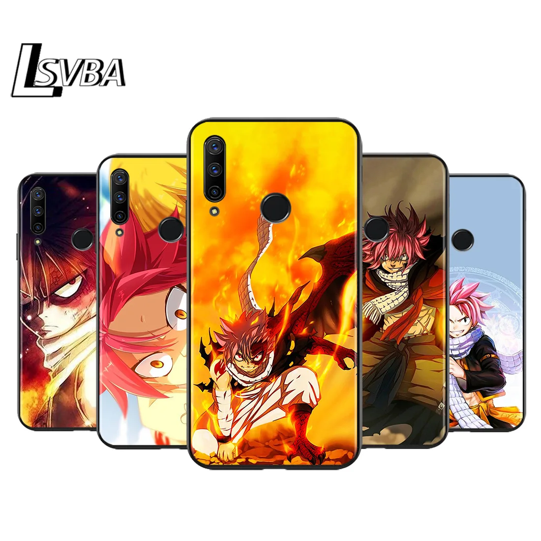 Anti-Fall Soft Black Cover Anime Manga Fairy Tail For Huawei Honor 10i 10 8S 8C 8X 8A 8 7S 7A 7C Pro Phone Case | Мобильные телефоны