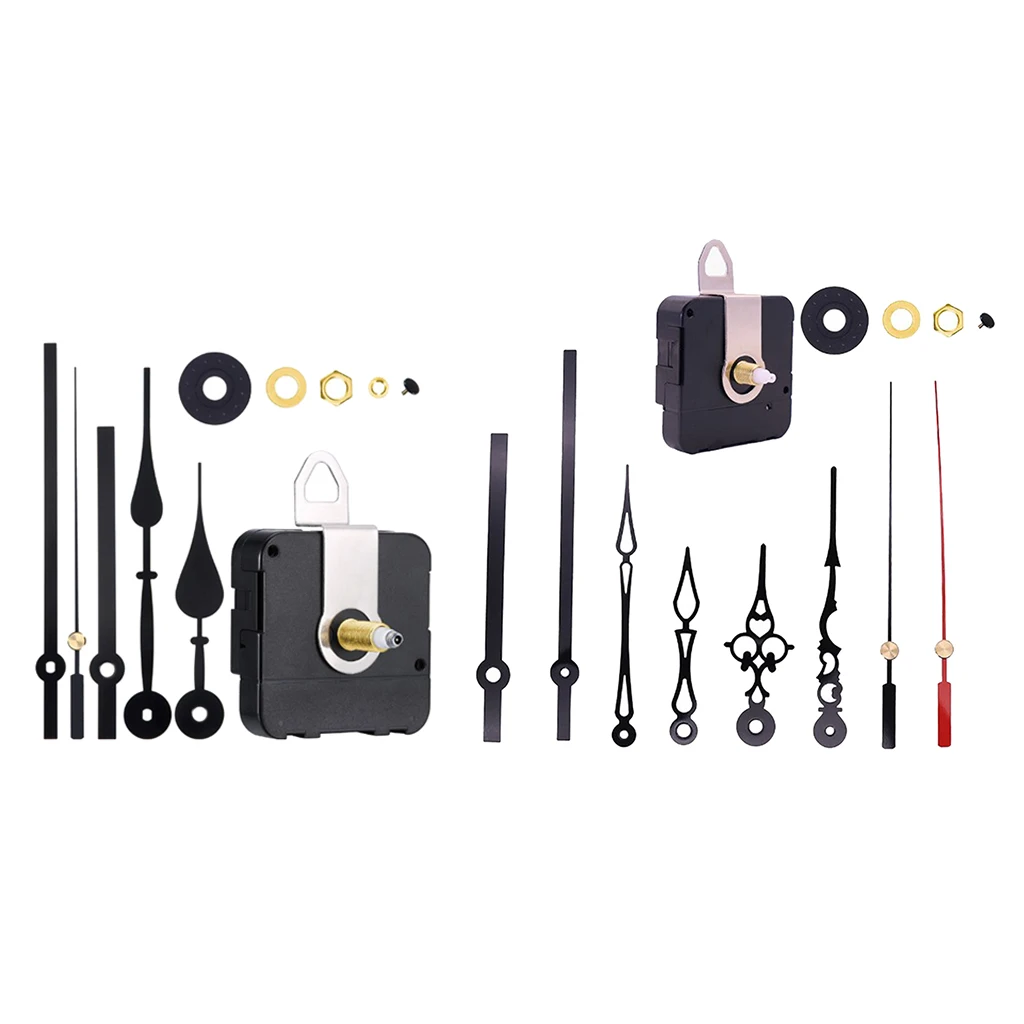 Quartz Clock Movement DIY Clock Mechanism Long Shaft Replacement Clock Kits