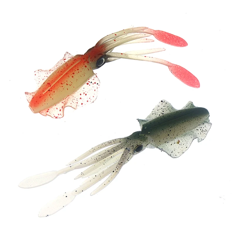 fishing Soft Lure 7g 10cm UV Luminous squid jigs lure Fishing Lures octopus lure pesca calamar Sea Fishing Wobbler Soft Bait