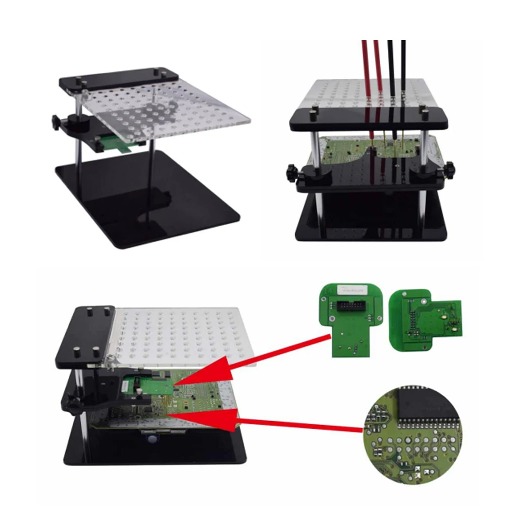 BDM стенд программатора для Fgtech/bdm100/K-tag/kess v2 ECU чип тюнинг инструмент с 4 медный элемент ручки bdm Aapters ecu программист