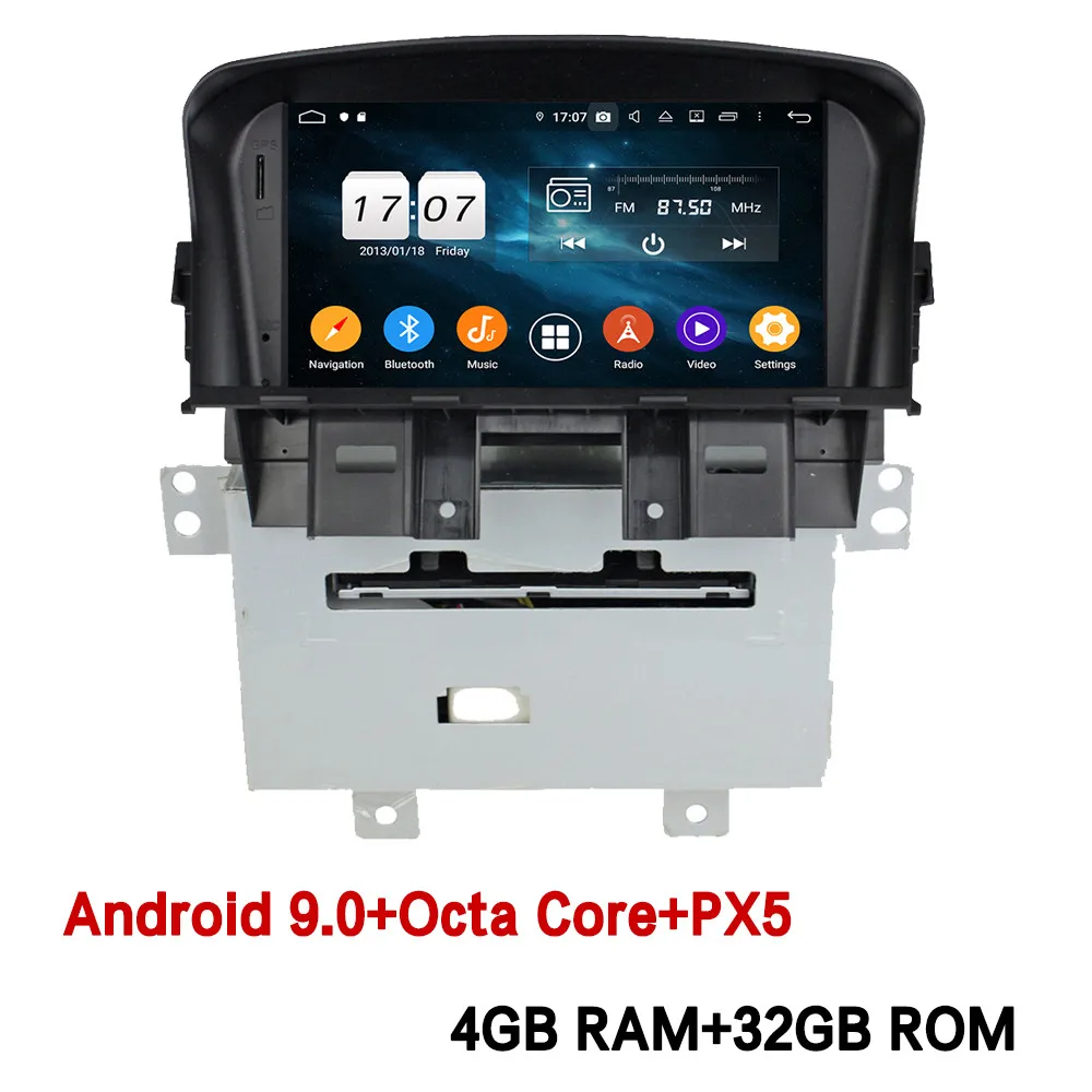 4GB RAM x 32GB ROM Klyde 4G wifi Android 9,0 Восьмиядерный 4 Гб ОЗУ 64 Гб ПЗУ DSP BT автомобильный dvd-плеер Стерео gps ГЛОНАСС для Chevrolet Cruze 2008 - Цвет: 4GB RAM x 32GB ROM