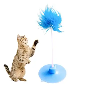 

1pc Cat Teaser Wand Creative Detachable Bell Decor Funny Cat Feather Toy Cat Training Toy Pet Supplies Cat Favors Dropshipping
