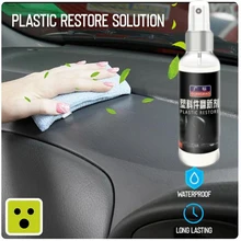 30 мл пластмассовые детали, средство для восстановления протектора автомобиля, жидкость для ремонта царапин, полировка, воск, уход за пластиком, отремонтированный агент для автомобиля, воск для устранения царапин