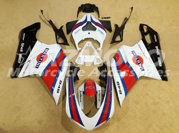 

Injection Mold New ABS Motorcycle Fairings Kit Fit for DUCATI 848 1098 1198 1098s 2007 -- 2011Bodywork Set Hot sales