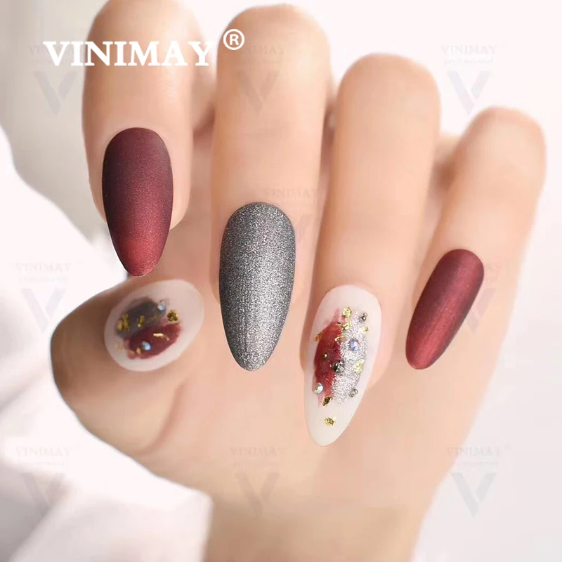 VINIMAY 18 цветов маникюрный набор для дизайна ногтей Дизайн ногтей 15 мл замачиваемый эмалированный Гель-лак УФ-гель для ногтей лак