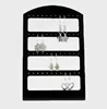 Simple 48 Holes Jewelry Organizer Stand Black Plastic Earring Holder Pesentoir Fashion Earrings Display Rack Etagere For Sale ► Photo 2/6