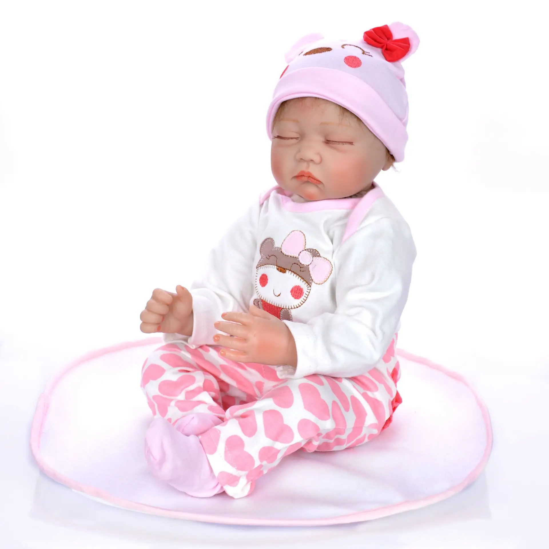  Keiumi Reborn Baby Doll Reborn Baby Doll22-Inch Cloth Body Model Infant