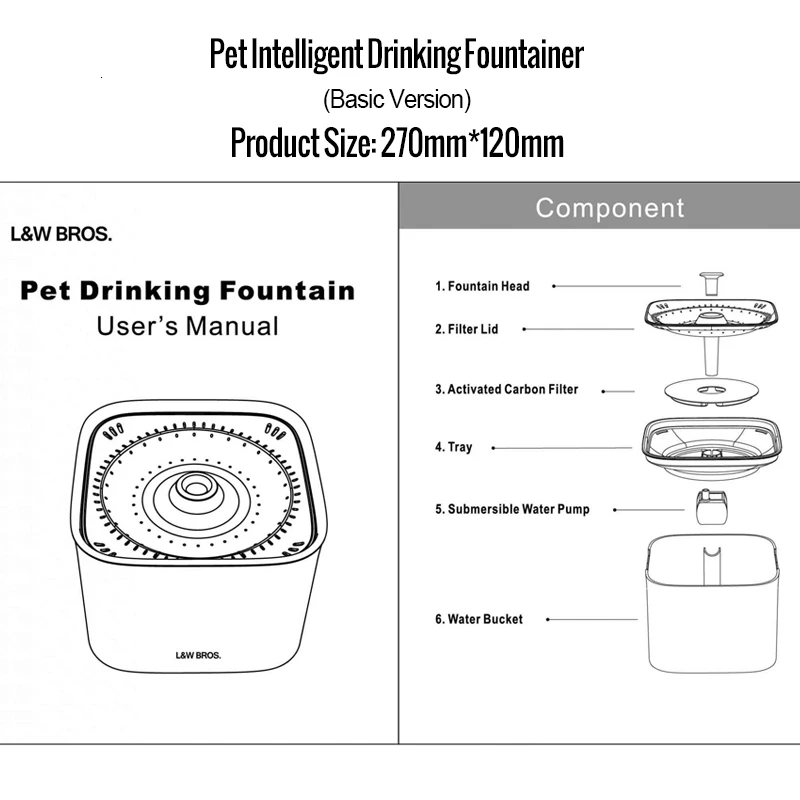 Radar Sensing Cat Water Fountain 2L Electric Pet Fountain Automatic Dog Water Dispenser Smart Dog Drinking Bowl (1)