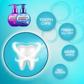 

Instant Clean Intensive Stain Removal Whitening Toothpaste Viaty Baking Soda Blueberry Flavor Toothpaste Prevent Tooth Decay