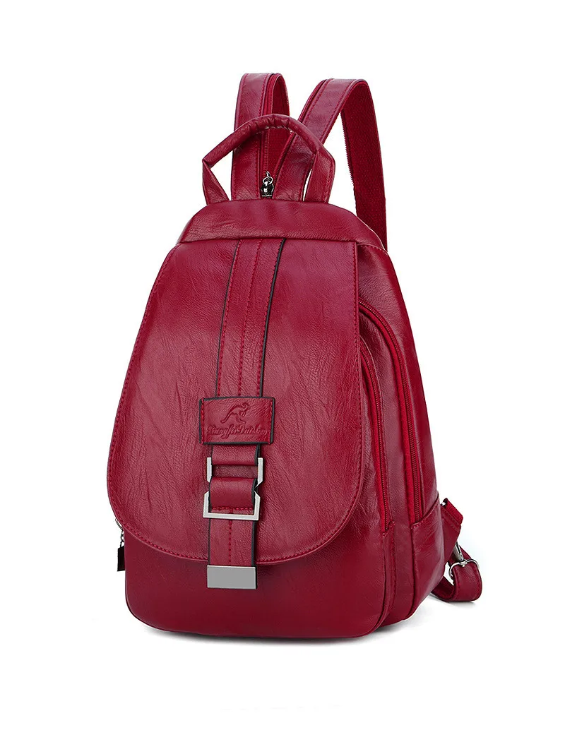Женские кожаные рюкзаки, винтажная сумка на плечо для девушек, сумка для путешествий, женский рюкзак Mochilas, школьные сумки для женщин, преппи