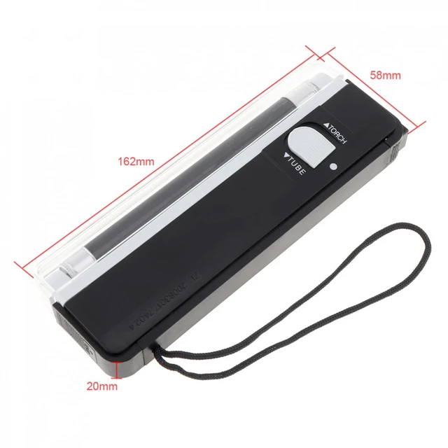 Handheld UV Schwarz Taschenlampe Tragbare Blacklight mit LED