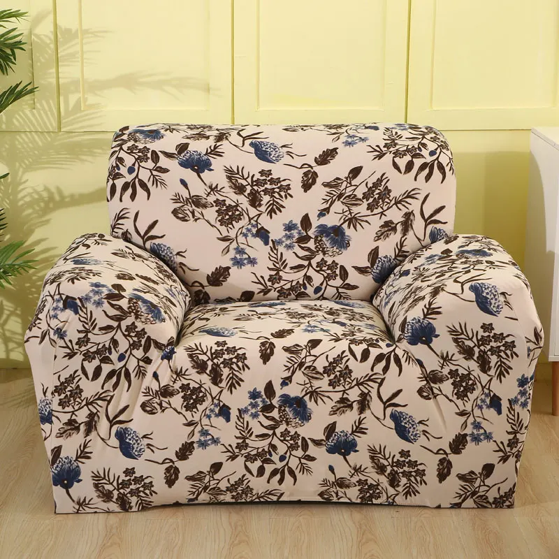 Color 5 Красный узор, одинарный диван, покрытие, хлопок, стрейч, эластичный диван, чехлы для гостиной, Copridivano, чехол для дивана, чехол - Цвет: Color 5