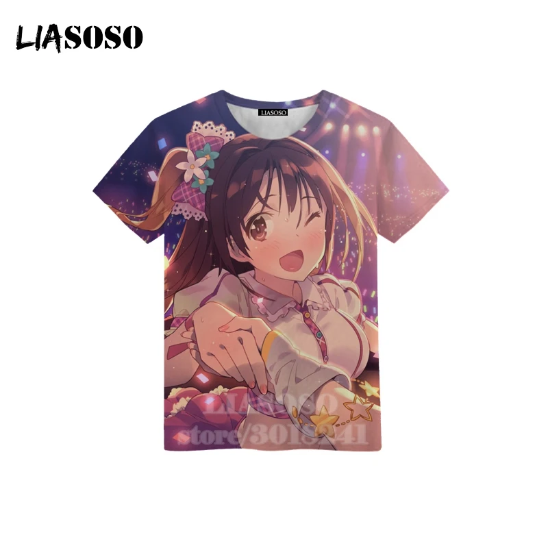 Children MIKA JOUGASAKI Sweatshirt 3D Print Idol Master Cinderella Girl Anime T Shirt Kids Boy Girl Top Baby Teens Pullover B173 - Цвет: 4