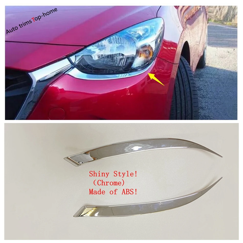 Комплект внешней отделки Yimaautotrims подходит для Mazda 2 Demio 2015 2019 ABS хромированные