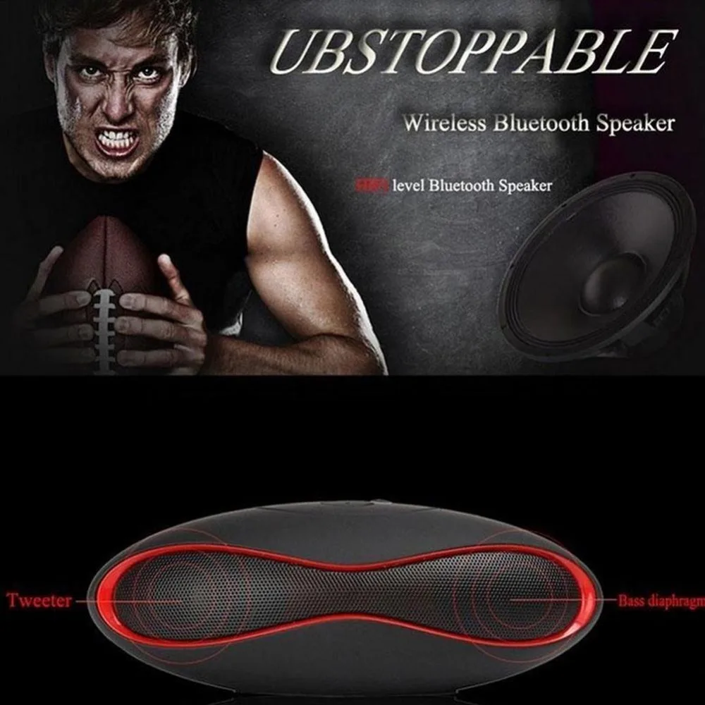 Мини Bluetooth динамик портативный беспроводной динамик звуковая система 3D стерео музыка объемный TF USB Super Bass для мобильного телефона ПК