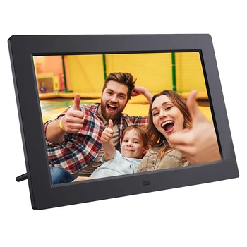 

Digital Photo Frame 10.1 Inch Picture Frame with Remote Control HD Screen Auto-Rotate Photo Support USB and SD EU PLUG