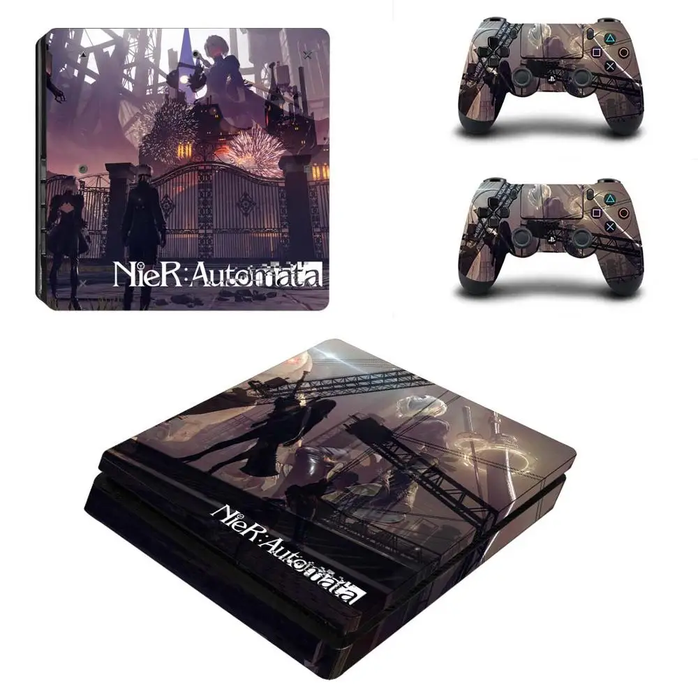 P4SQB0192 NieR Automata полное покрытие PS4 тонкая наклейка Play station 4 кожа Наклейка для playstation 4 PS4 Slim Consol& контроллер Кожа винил - Цвет: P4SQB0192