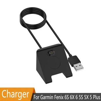 

For Garmin Fenix 6S 6X 6 5S 5X 5 Plus Active Vivoactive 4 Instinct USB Charging Cable Charger Dock Station Holder Stand