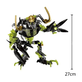 

Bionicle Umarak Destroyer Biochemical Warrior Building Blocks Set KSZ 614 Model Brick Toys For Children