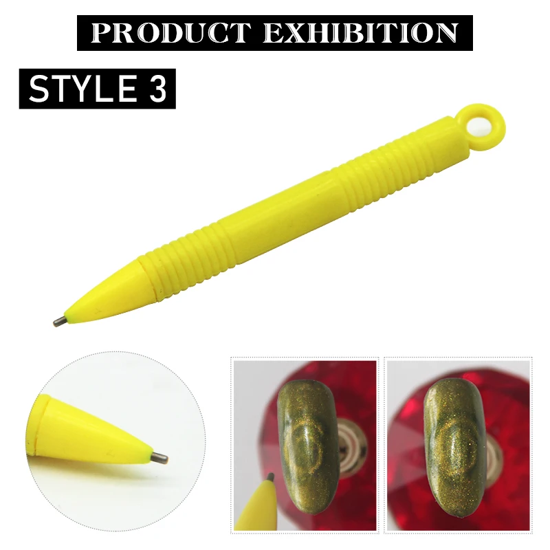 Magnetic pen Huration 14 шт набор дизайн ногтей кошачий глаз Магнитный карандаш светодиодный лак маникюрный лак дизайн ногтей Магнитная Вертикальная ручка - Цвет: Magnetic pen