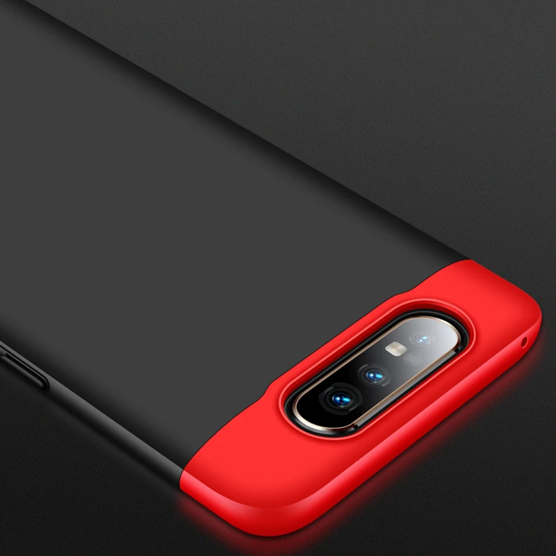 360 Degree Cover For Samsung Galaxy A90 A80 A70 A60 A50 A40 A30 A20 A10 M40 M30S M20 M10 Case 3 in 1 Hard Protection Matte Case