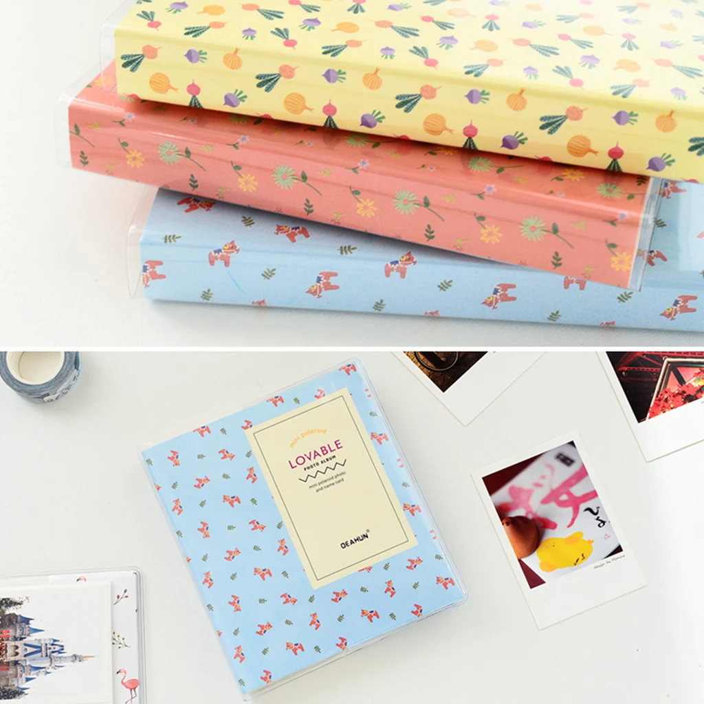 Super Cute Photo Album 64 Photos 3'' for fujifilm instax mini 8 9 7s 50 90 Film 2019 New