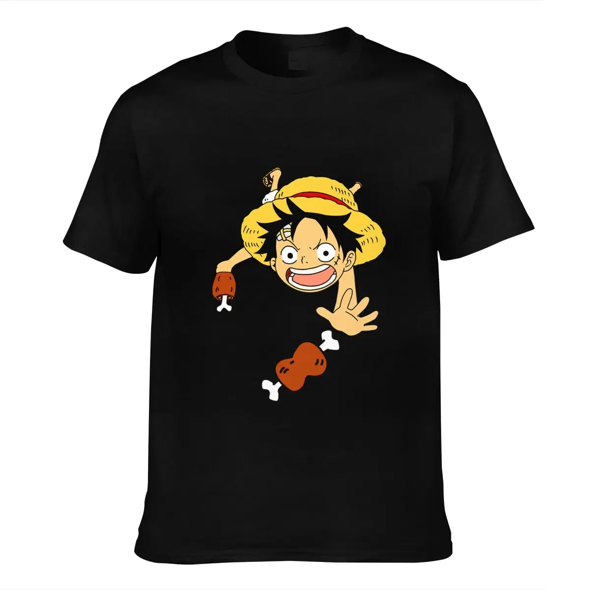 

One Piece Chicken Hoodie T-shirt, a New Fashion Avant-garde Cartoon Print Casual Cotton Short O-neck Cn(origin) Worsted