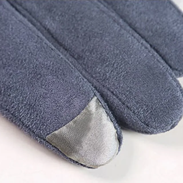 Women Winter Gloves Warm Touch Screen Women's Fur Gloves Full Finger Mittens Glove Driving Windproof Gants Hivers Femme Guantes 6
