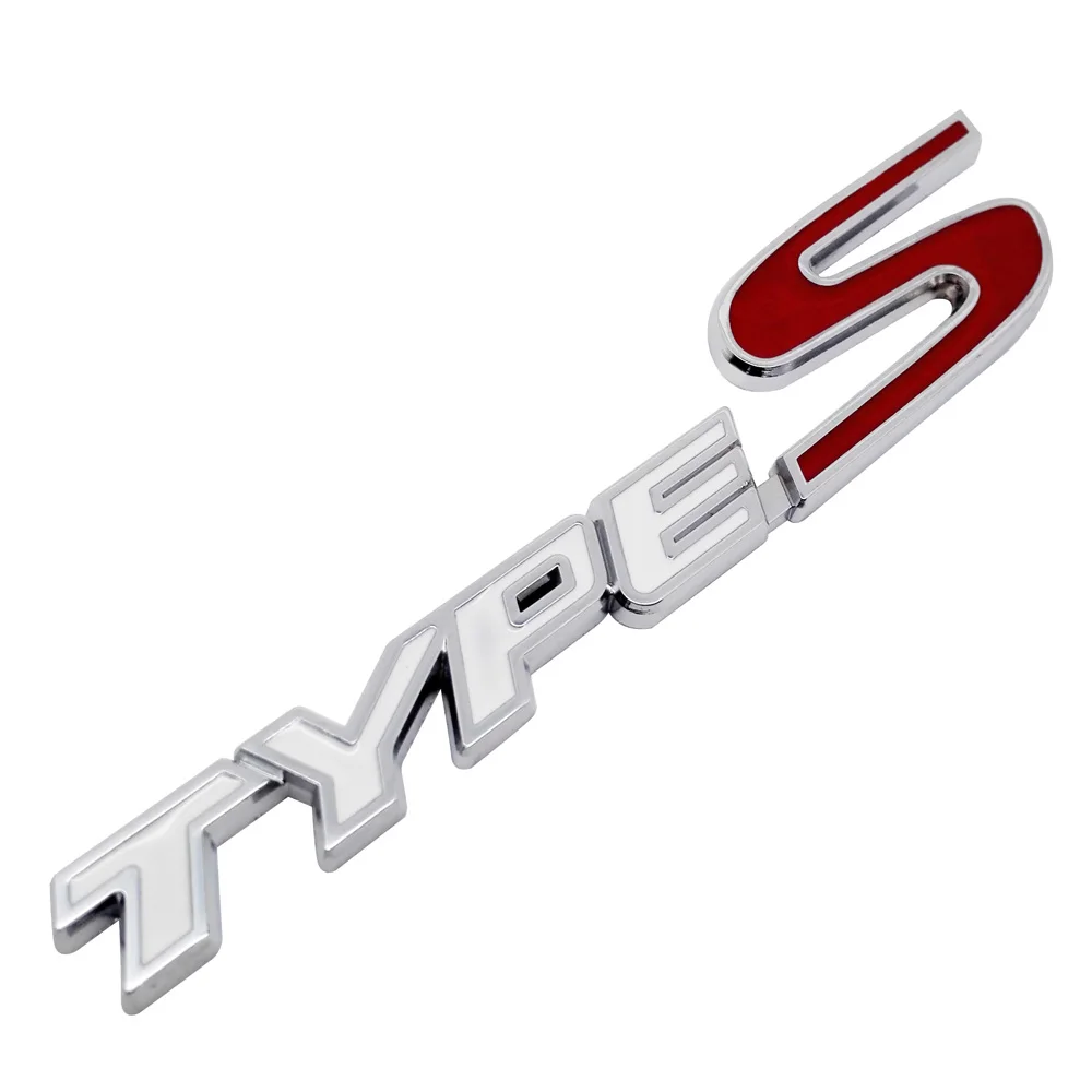 Для логотипа Type S типа для Jaguar X XKR XFR XJ SVR F XF XE автомобильный Стайлинг металлический