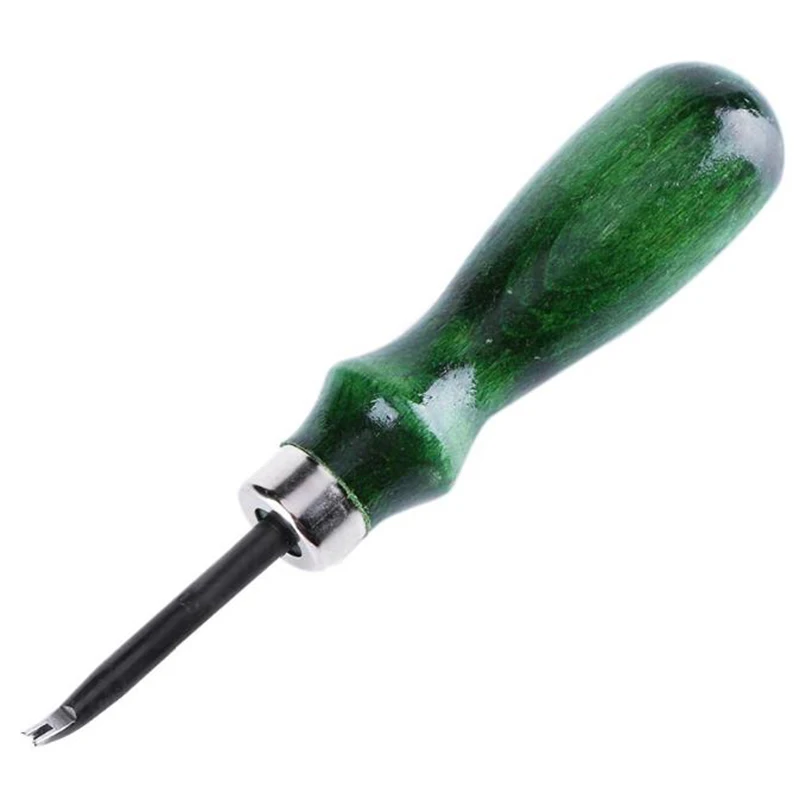 Аксессуары для швейных инструментов DIY Кожа ремесло край резка косой резки деревянная ручка инструмента