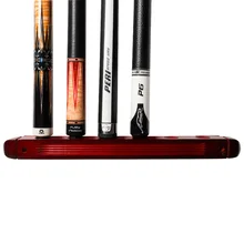 

Billiard Pool Snooker Table Wall Mount Hanging 6 Holes 8 Holes Professional Cue Stick Solid Wood Rack Holder Billiard Accessory