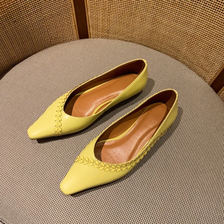 

Tip 2020 New Style Have Big Goods Do Not Money Network Red Graceful Flat Heel Low-Cut Simple Versatile Shoes