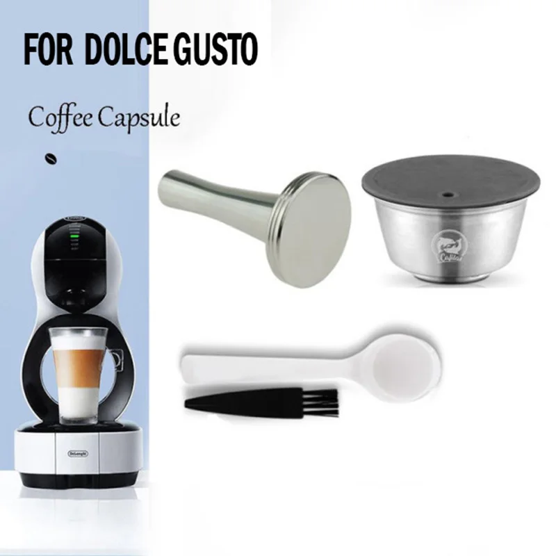 Многоразовая кофейная капсула чашка щётка ложка набор для dolcegusto EDG Lumio DG352