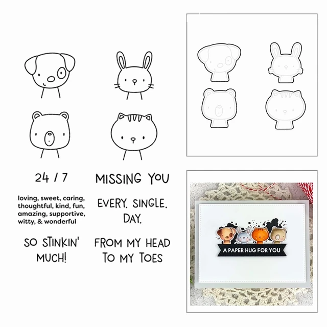 Clear Stamps for Card Making DIY Scrapbooking, Background Silicone  Transparent Seal Stamps for Embossing Album Decor Craft T1720 - AliExpress