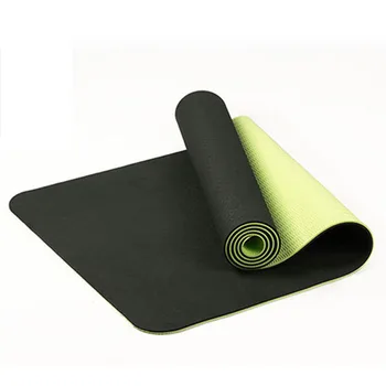 

6Mm Tpe Two-Color Non-Slip Yoga Mat Sports Mat 183x61Cm Gym Home Fitness Tasteless Mat