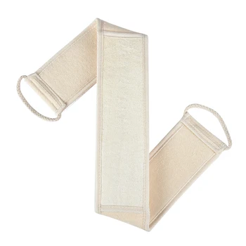 

Loofah Back Scrubber Natural Loofah Back Washer Soft Exfoliating Massage Spa Scrubber for Shower Back Strap Cleaning Tool
