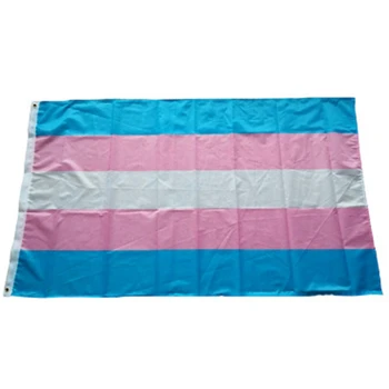 

Rainbow Flag Polyester Gay Pride Flag with Brass Grommets Banner Hanging Lgbt Flag for Gay Outdoor Home Decor