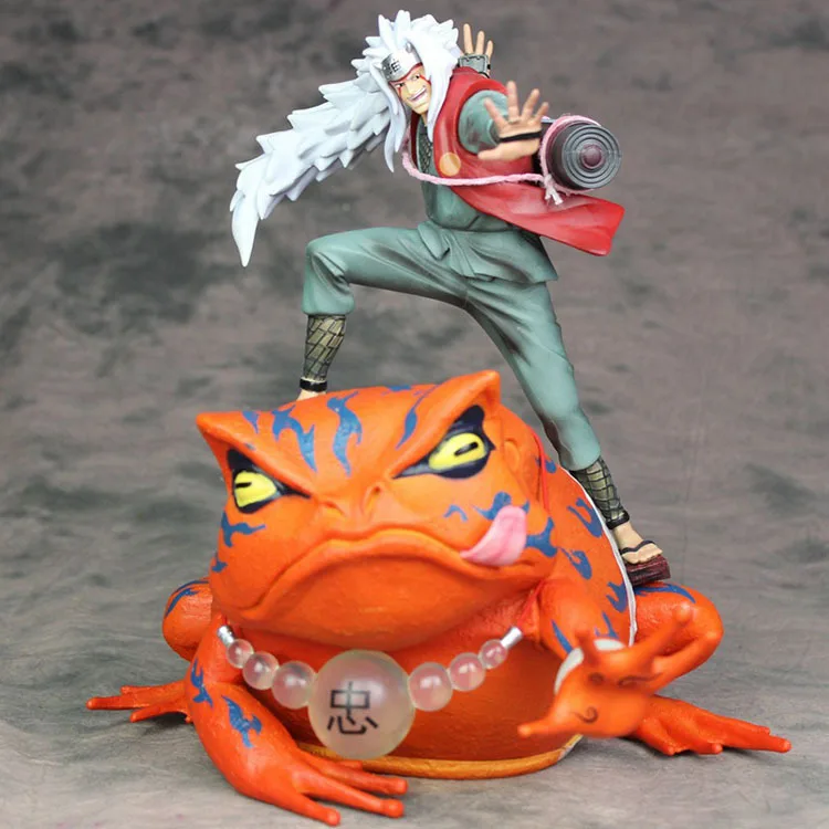 

Wolf Anime Naruto Three Endure Jiraiya Toad Bunta Riding Turning Model Ornaments Garage Kit