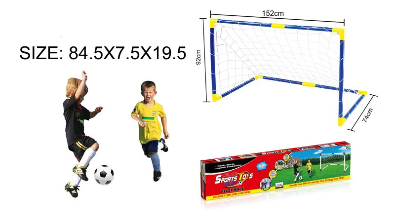 

Children Sports Football Door Outdoor Sports Football Toy Set Deconstructable Regulation Football Door Toy