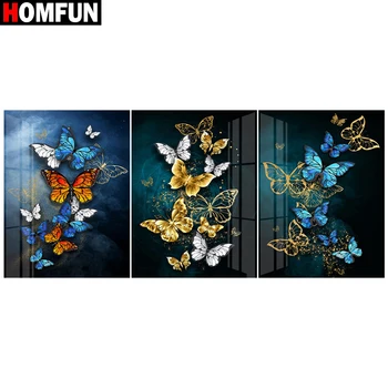 

HOMFUN Full Square/Round Drill 5D DIY Diamond Painting "Rabbit raccoon owl" Embroidery Cross Stitch 5D Home Decor Gift A07949