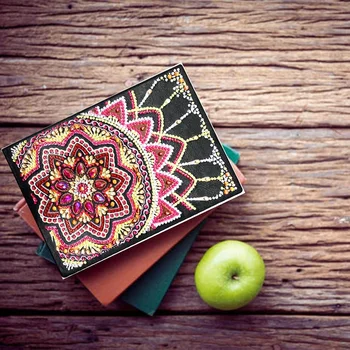 

A5 Notebook Diy Creative Special Shaped Diamond Painting Notebook Diary Book Embroidery Diamond Cross Stitch Craft Gift 3Bjb03