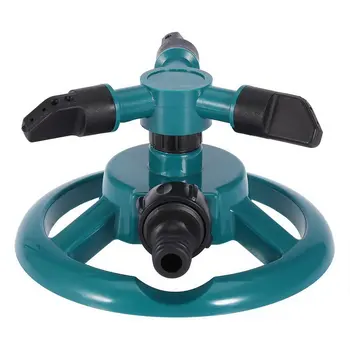 

Garden Sprinklers Automatic Watering Grass Lawn 360 Degree 3 Nozzle Circle Rotating Irrigation System